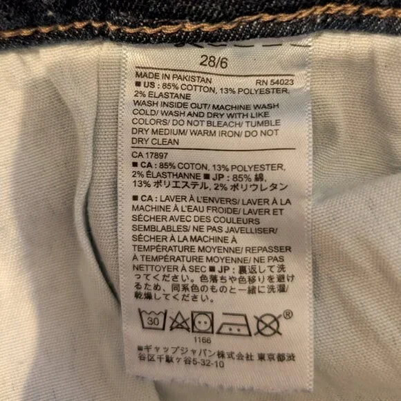 Banana Republic Women's Sculpt Skinny Jeans Dark Wash Size 28/6 - Picture 4 of 7